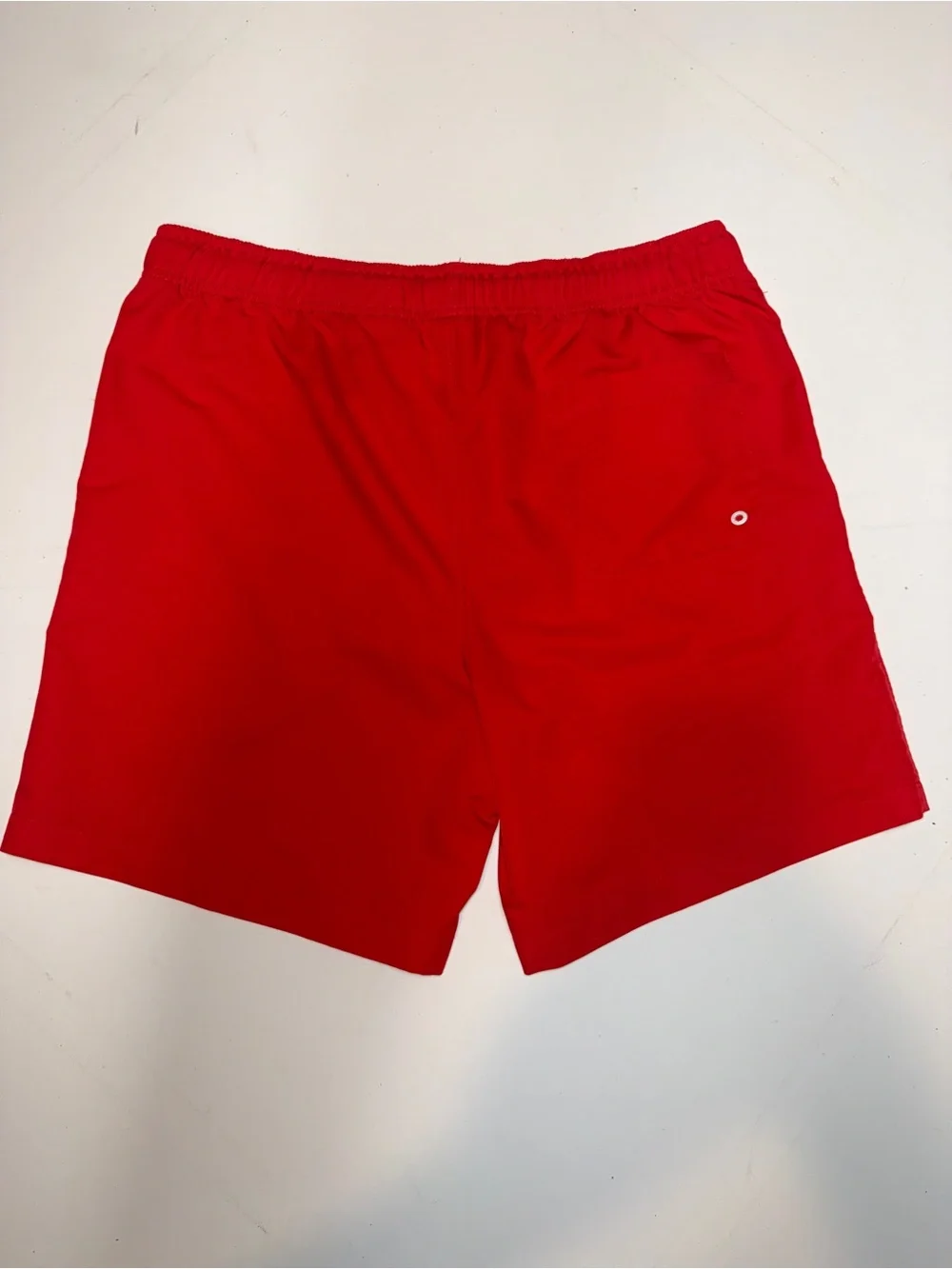 Speedo Red Athletic Swim Shorts with Contrast Drawcord